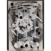 Mark Wiener, Large abstract composition, Acrylic on canvas