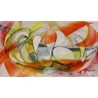 Mark Wiener, Large abstract composition, Acrylic on canvas