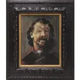 Rembrandt, The laughing man, Pastel on paper