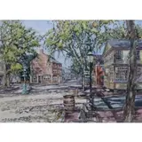 William Welch, Nantucket, Watercolor on paper