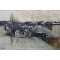 James Pinto, 59 lower left. From a private collection. Dimensions: 24, Oil on board
