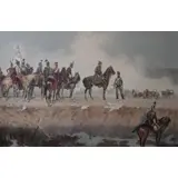 Jan Stycka, Bem in the Battle of Sibiv, Colored Lithograph