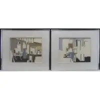 Sergio de Castro, Untitled Studies, Pair of gouaches on paper