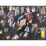 Hilda Epner, Kaleidoscope Fragments, Oil on canvas