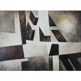 Richard Rychtarik, Abstract Composition, Oil on board