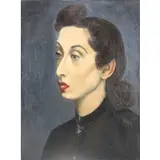 Natalie B. Baker, Portrait, Oil on canvas
