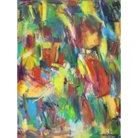Hilda Epner, Broadway, Broadway, Oil on canvas