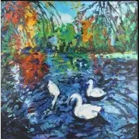 Hunt Slonem, Untitled, Oil on canvas
