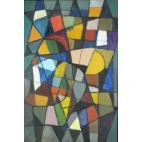 Martin Rosenthal, Abstract Composition, Oil on board