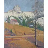 Mario Cadiz, Landscape Scene, Oil on canvas