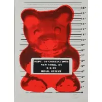 Whis Be, Vandal Gummy, Silkscreen on paper
