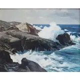 Ralph Iligan, Seascape, Oil on canvas