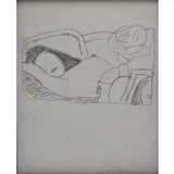 Tom Wesselmann, Study for Great American Nude 1977, Pencil on paper