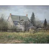 Terrance Hick, Rock House in Manti, Oil on canvas