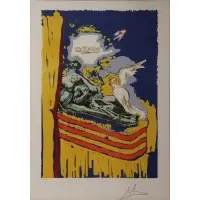 The Immaculate Conception by Salvador Dalí, Lithograph, sold Oct 2022