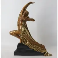 Alice Riordan, Truumphant, Signed and numbered 64/ 250.Bronze sculpture