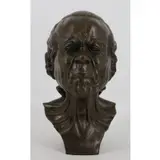 Franz Xaver Messerschmidt, Charakterkopf eines Mannes, Bronze