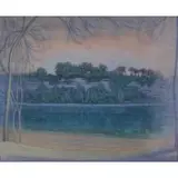Alexandre Perrier, Landscape, Oil on canvas