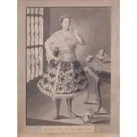 James Roberts, Dame Creole du Perou, Vetue Selon l'Usage de Lima, 1797, Ink on paper