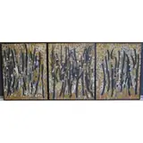 Burton Chenet, Abstract Composition, Set of 3, Acrylic on paper laid on masonite
