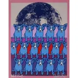 Artist Proof by George Rodrigue, Silkscreen, 1991, sold Sep 2022
