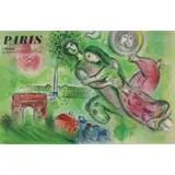 Paris: L'Opera poster by Marc Chagall, Lithograph, sold Sep 2022