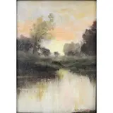 Dedrick Brandes Stuber, Landscape, Oil on board