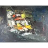 Wega Nery, Escalada, Oil on canvas