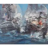 John Berkey, Bicentennial Calendar illustration, 1976, Acrylic and casein on board