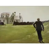Zhen - Huan Lu, Andrew Wyeth, Oil on canvas