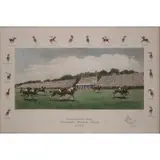 Paul Brown, International Field Meadow Brook Club, 1939, Gouache; hand-colored aquatint