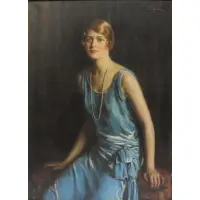 Nikol Schattenstein, Portrait of a Woman, Oil on canvas
