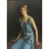 Nikol Schattenstein, Portrait of a Woman, Oil on canvas