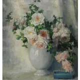 Maud Mason, The Rose, Oil on canvas