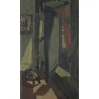 Joseph Solman, Frame: 24" h x 16" w, Oil on Board