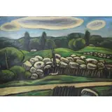 Apparently unsigned by In Style Of Mardsen Hartley, Oil on Canvas, sold Sep 2022