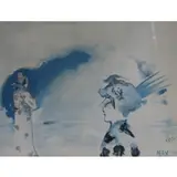 Peter Max, 73 in graphite to lower right. From a Brooklyn, NY estate. Dimensions: 17