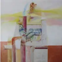 Nicolas Esposito, Black Angel, Oil on Canvas