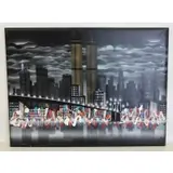 Morris Katz, Cityscape, Oil on canvas