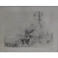 Hans Bellmer, Untitled, Pencil signed print