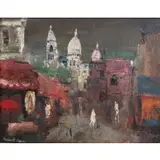 Max, Gordon (U.S./Mexico, 1910-1982), Oil on Canvas