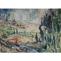 Frank Horowitz, 58 to lower left. Dimensions: 18, Watercolor on Paper