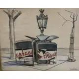 Nicolai Issaiev, Untitled, Pastel on paper