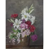 Stefanie Trautweiller, Still life, Oil on Board