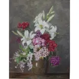 Stefanie Trautweiller, Still life, Oil on Board
