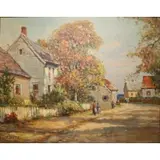 Casper H. Amundsen, (U.S., 1911-2001), Oil on Canvas