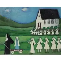 Rose Walton, 99 to verso. Dimensions: 16, Oil on Canvas on Board