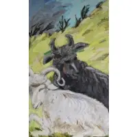 Nancy Mitchnick, Peaceable Kingdom, Oil on canvas