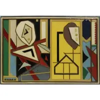 Sid Birnbaum, Abstract Relief Painting