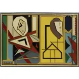 Sid Birnbaum, Abstract Relief Painting